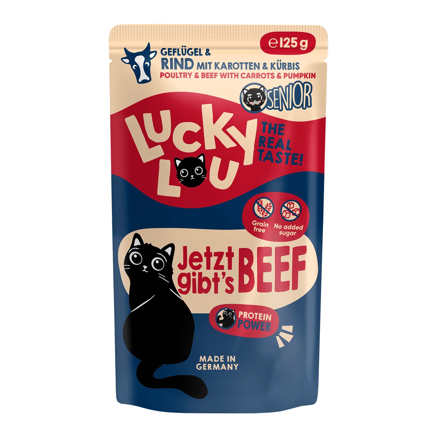 Lucky Lou® Lifestage Senior Geflügel & Rind 125g
