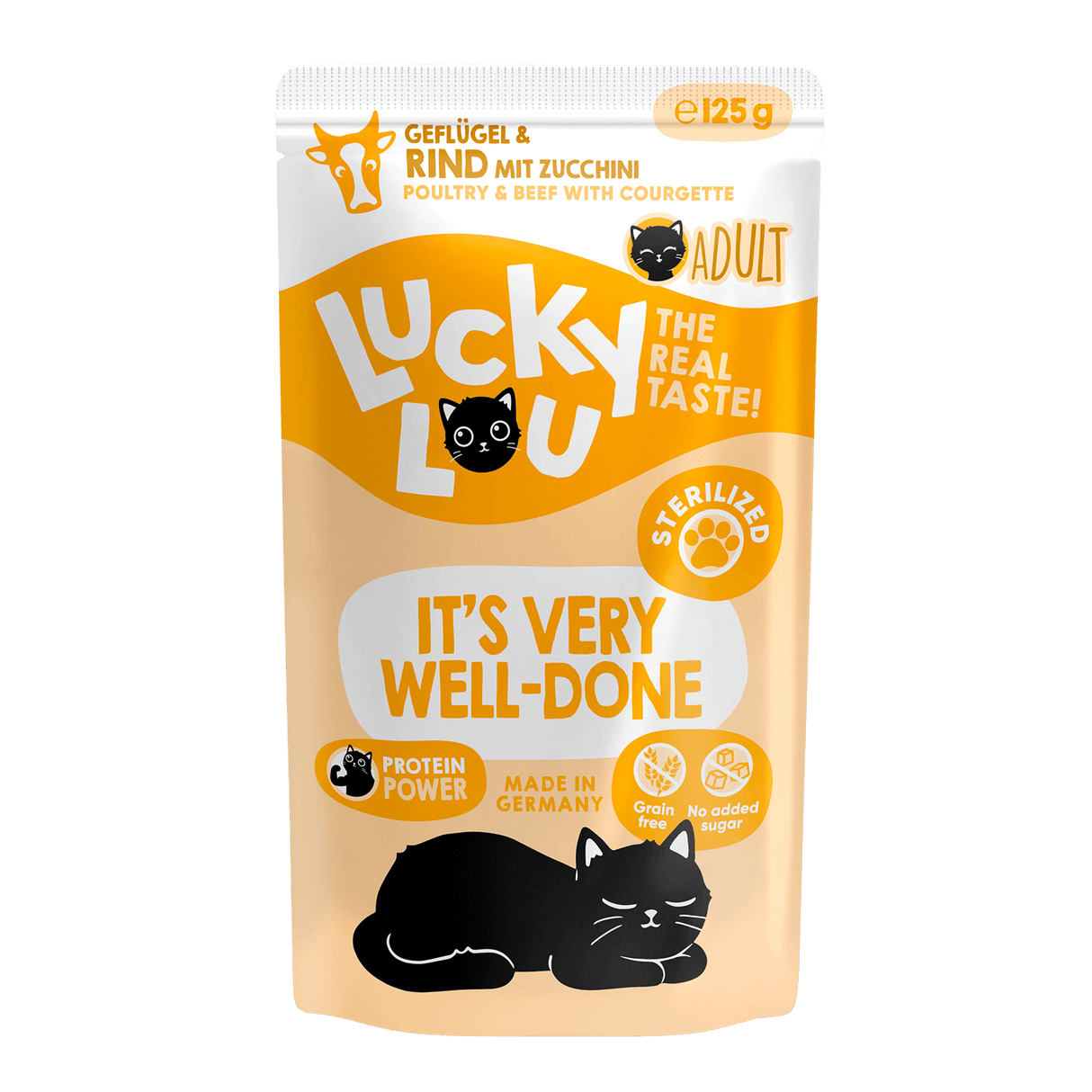 Lucky Lou® Lifestage Sterilized Geflügel & Rind 125g