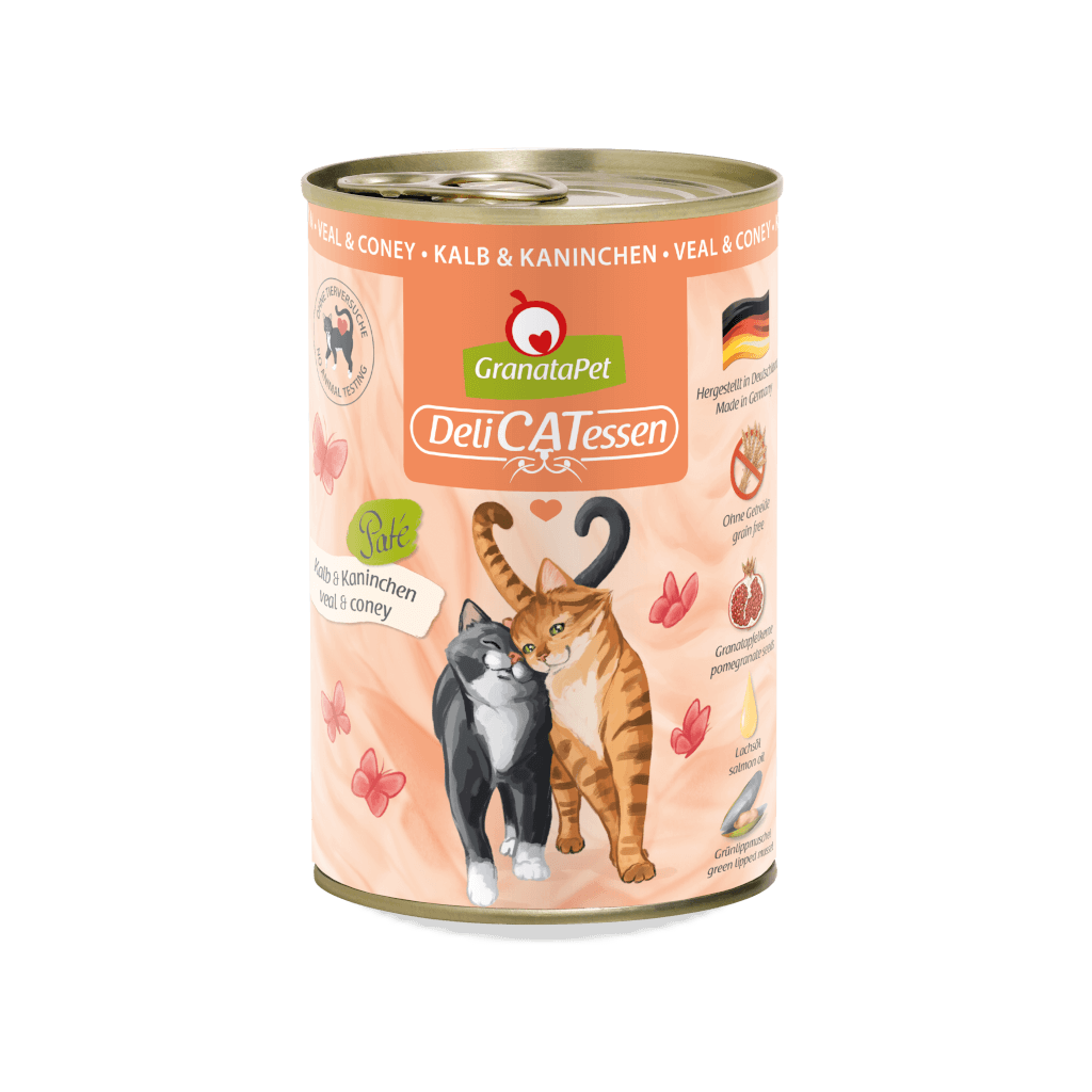 GranataPet DeliCATessen Kalb & Kaninchen 400g