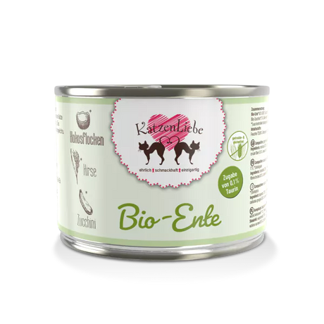 Katzenliebe Bio-Ente mit Bio-Zucchini