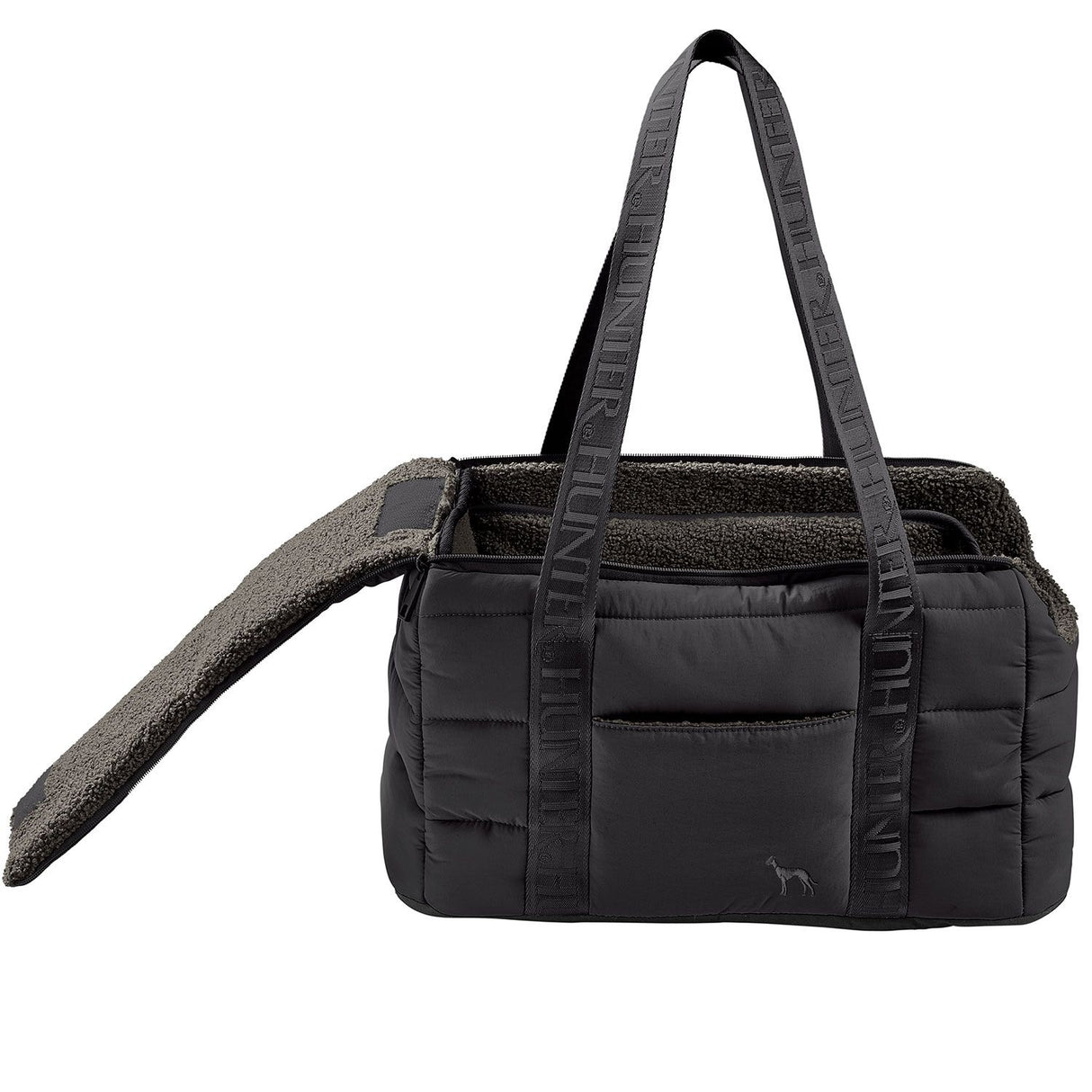 Hunter 2-in-1 Hunde-Tragetasche und Decke Seoul 45 x 22 x 24 cm, schwarz