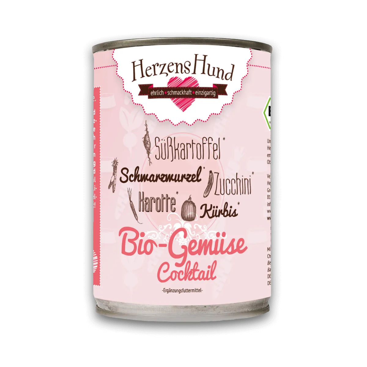Herzenshund Gemüsecocktail