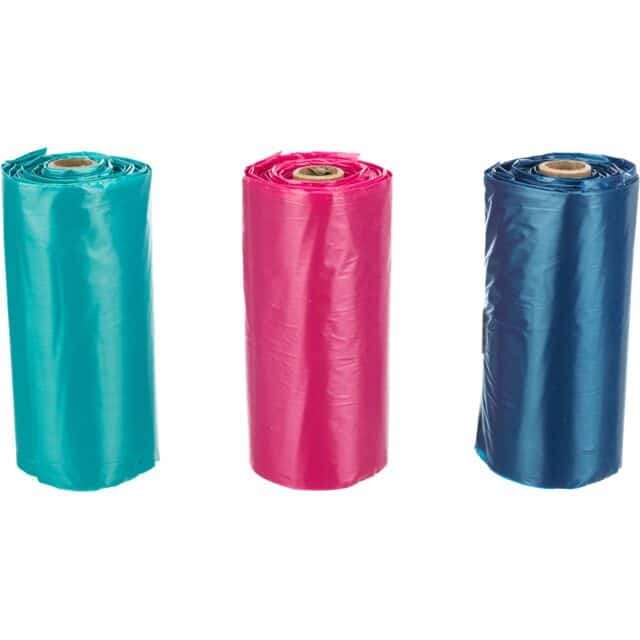 Trixie Hundekotbeutel, 8 Rollen à 20 Btl., sortiert