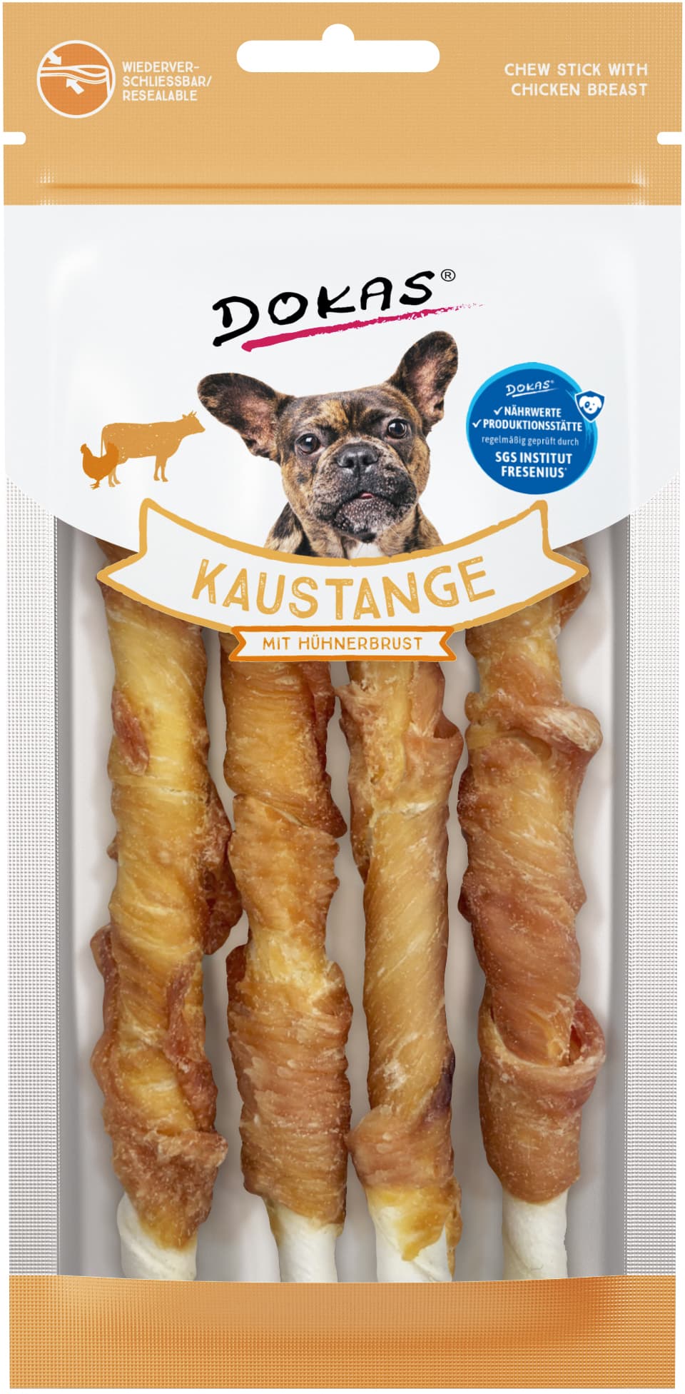 Dokas Kaustange mit Hühnerbrust