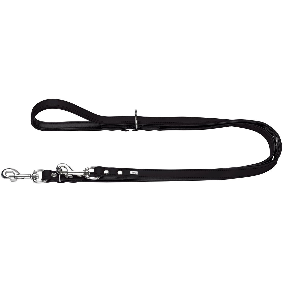 Hunter Verstellbare Führleine Basic 18/200, schwarz