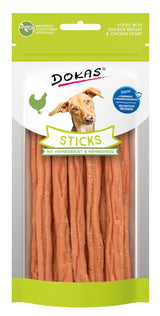 Dokas Sticks mit Hühnerbrust & Hühnerherz 60g