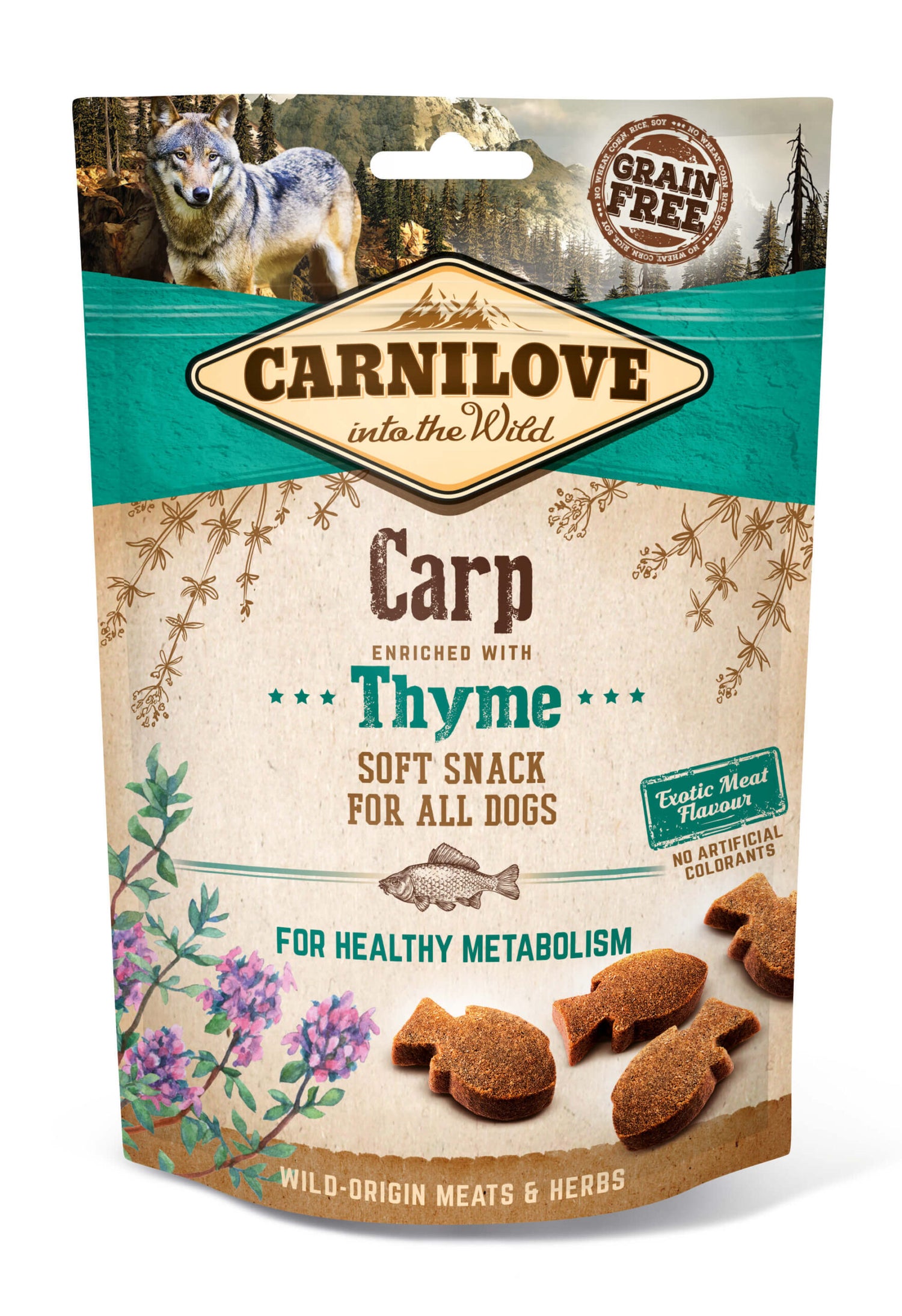 Carnilove Dog - Soft Snack Karpfen mit Thymian 200 g