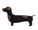 Lakefields Lederspielzeug-Dackel-Hund