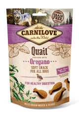 Carnilove Dog Soft Snack - Wachtel mit Oregano 200 g