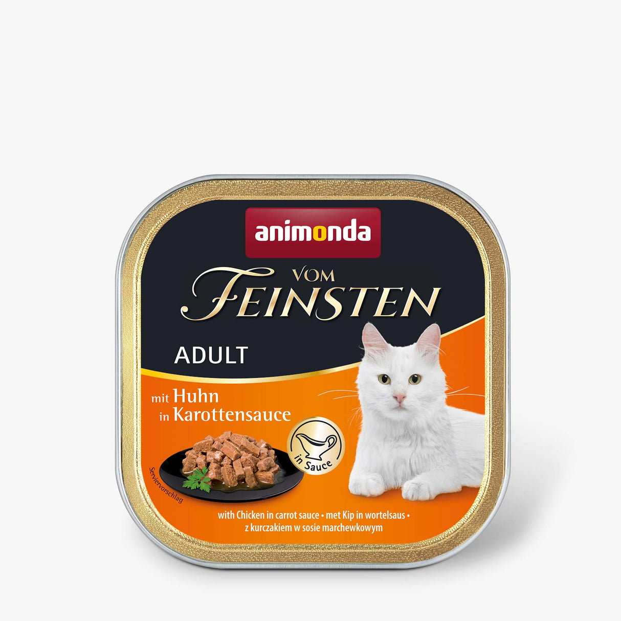 Animonda Vom Feinsten Adult in Sauce mit Huhn in Karottensauce