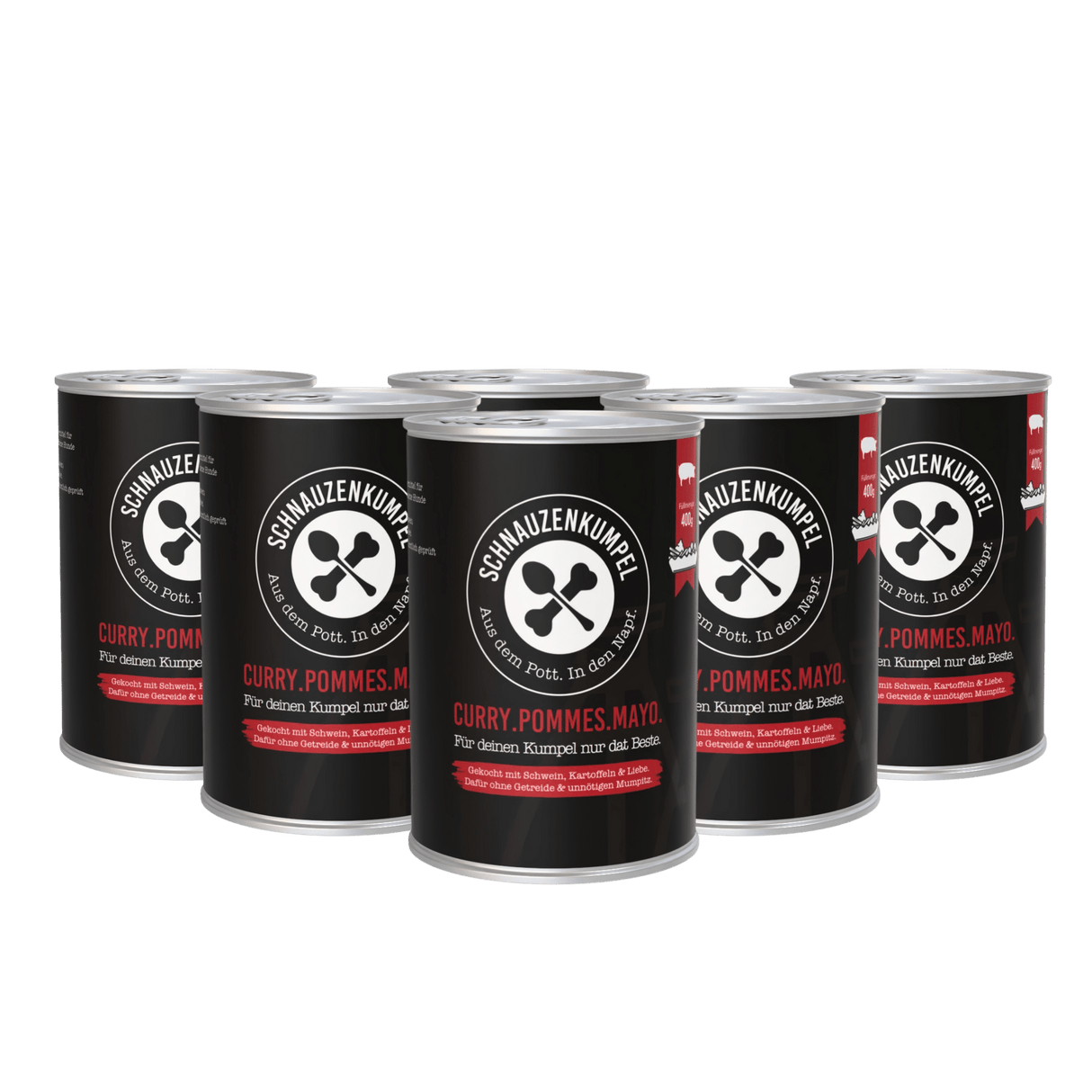 Schnauzenkumpel Curry.Pommes.Mayo.