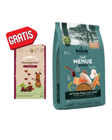 Bosch MENUE Adult Nordsee-Lachs 12kg + 800g Herzensbrecher gratis!