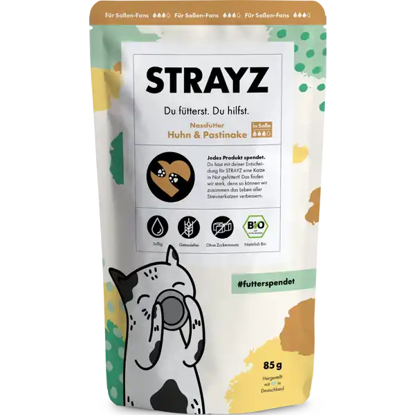 Strayz Huhn & Pastinake in Soße 85g