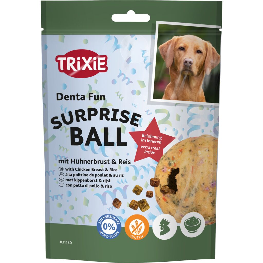 Denta Fun Surprise Ball mit Hühnerbrust & Reis