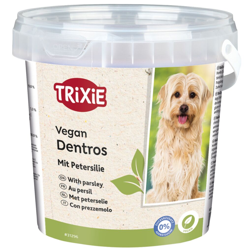 Vegan Dentros mit Petersilie