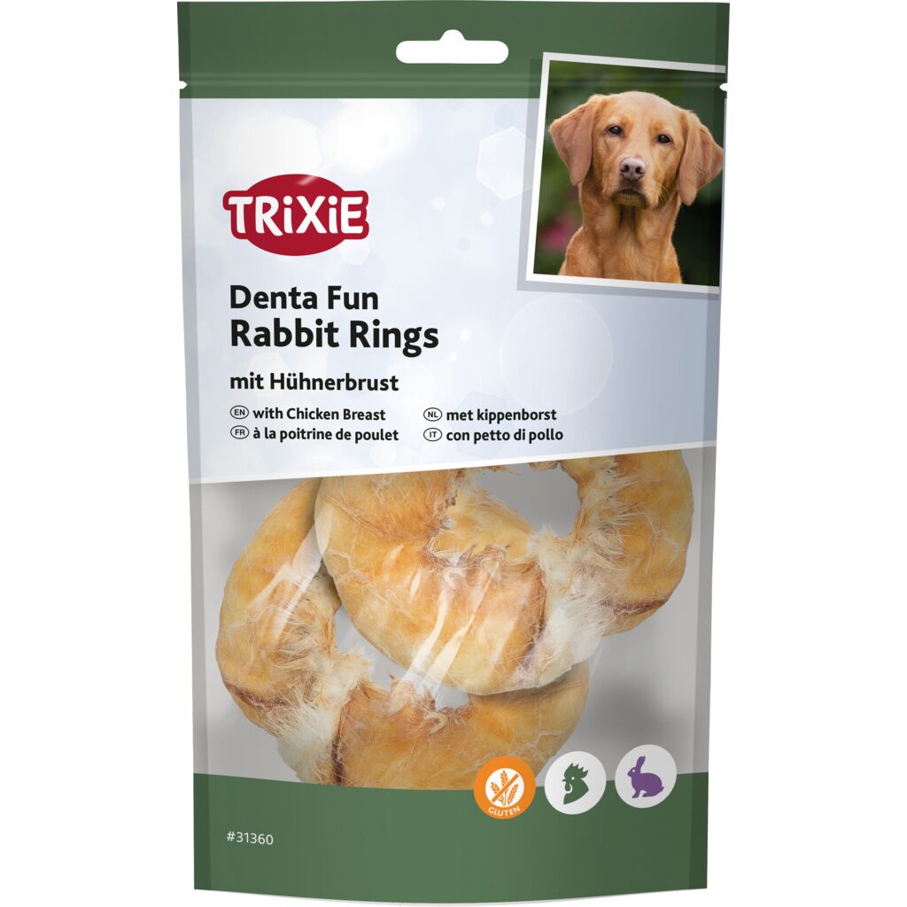 Denta Fun Rabbit Rings mit Hühnerbrust
