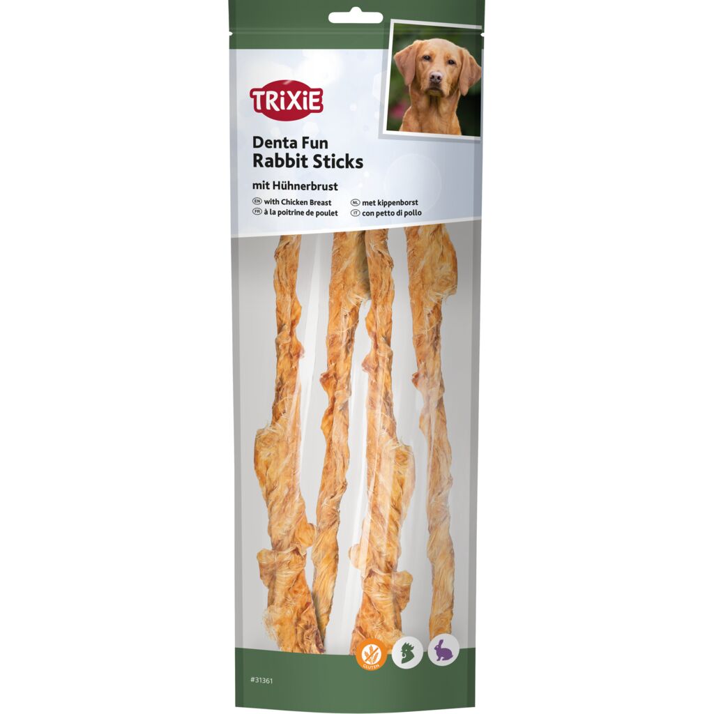 Denta Fun Rabbit Sticks mit Hühnerbrust