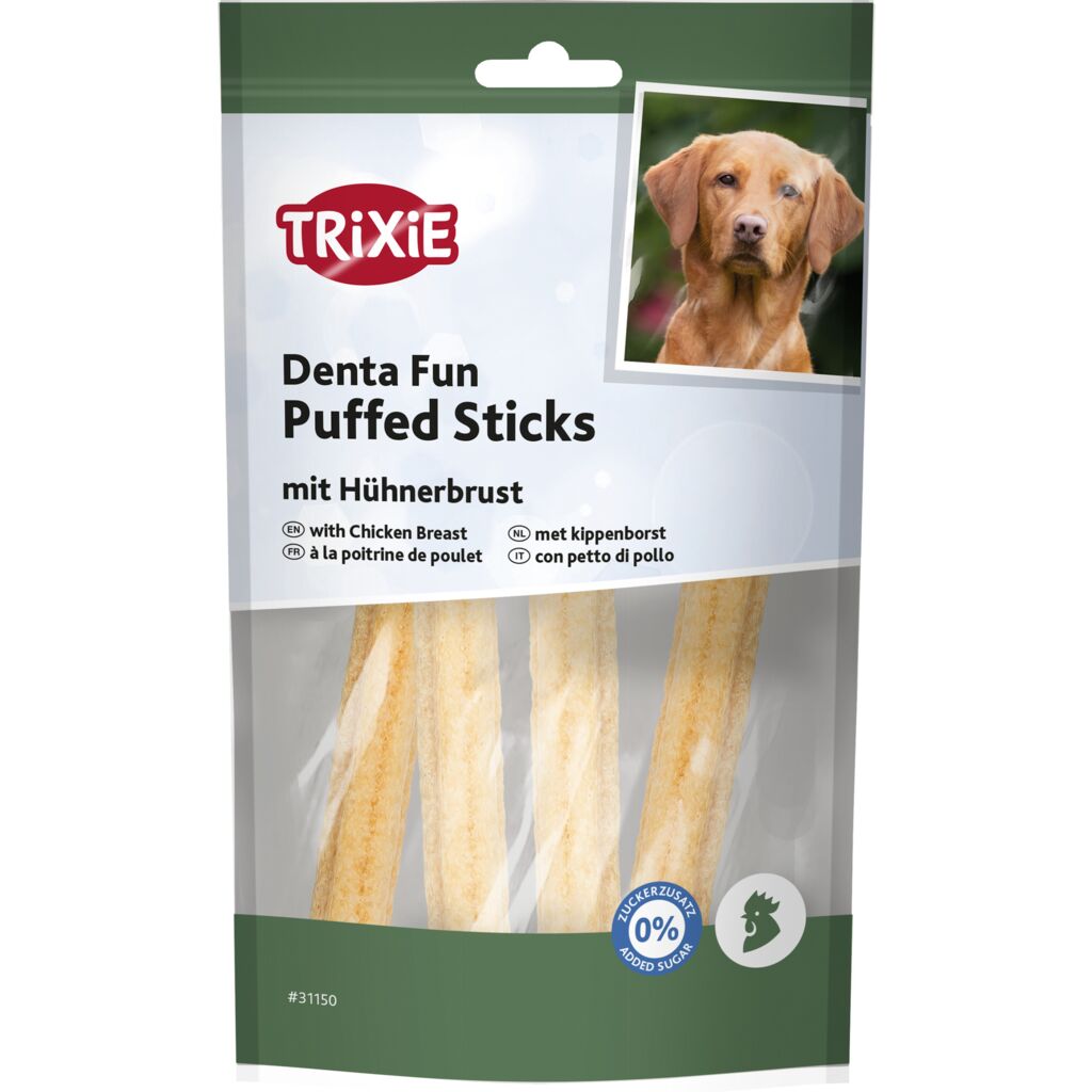 Denta Fun Puffed Sticks mit Hühnerbrust