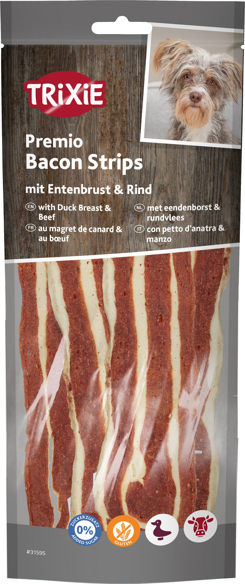 Trixie Bacon Strips mit Entenbrust & Rind