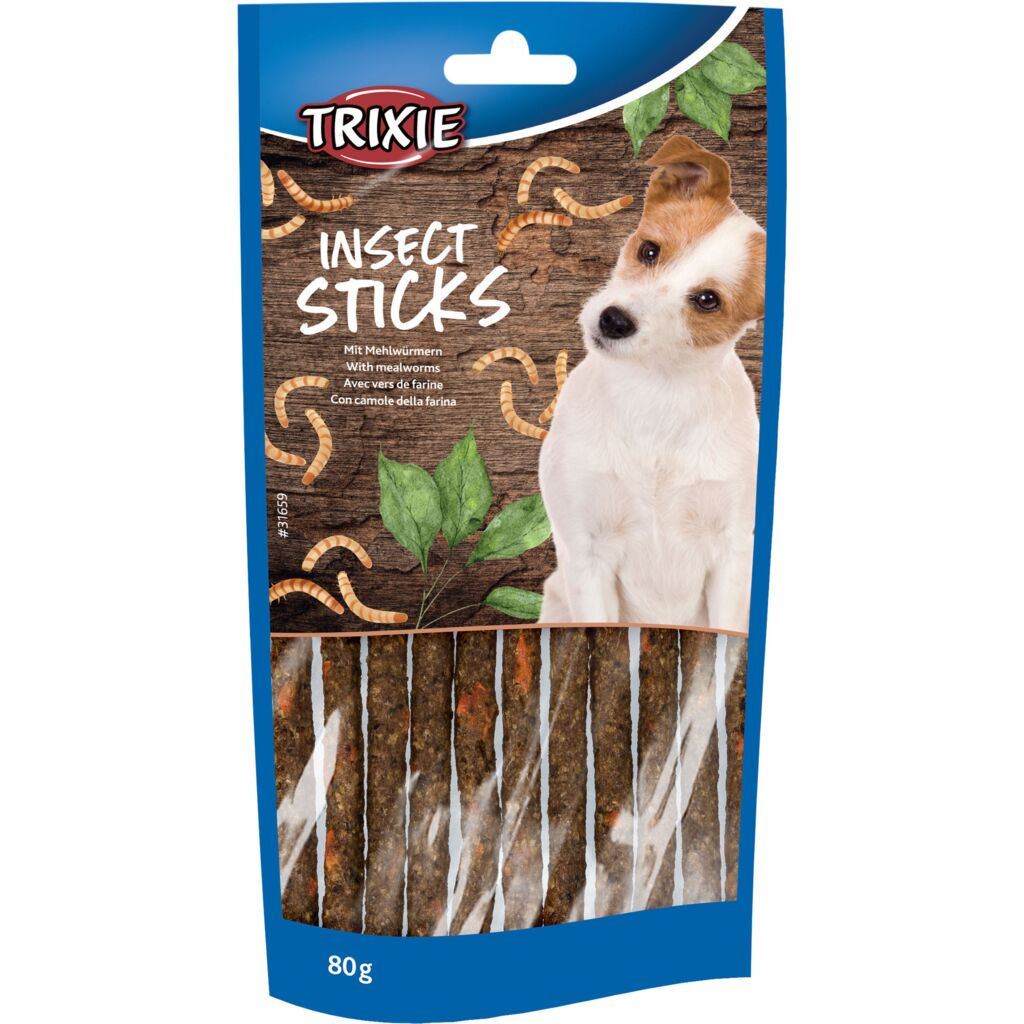 Insect Sticks mit Mehlwürmern