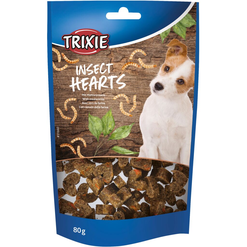 Insect Hearts mit Mehlwürmern
