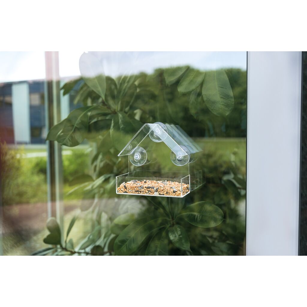 futterhaus tarp Vogelbeobachtung leicht gemacht: Fenster-Futterhaus