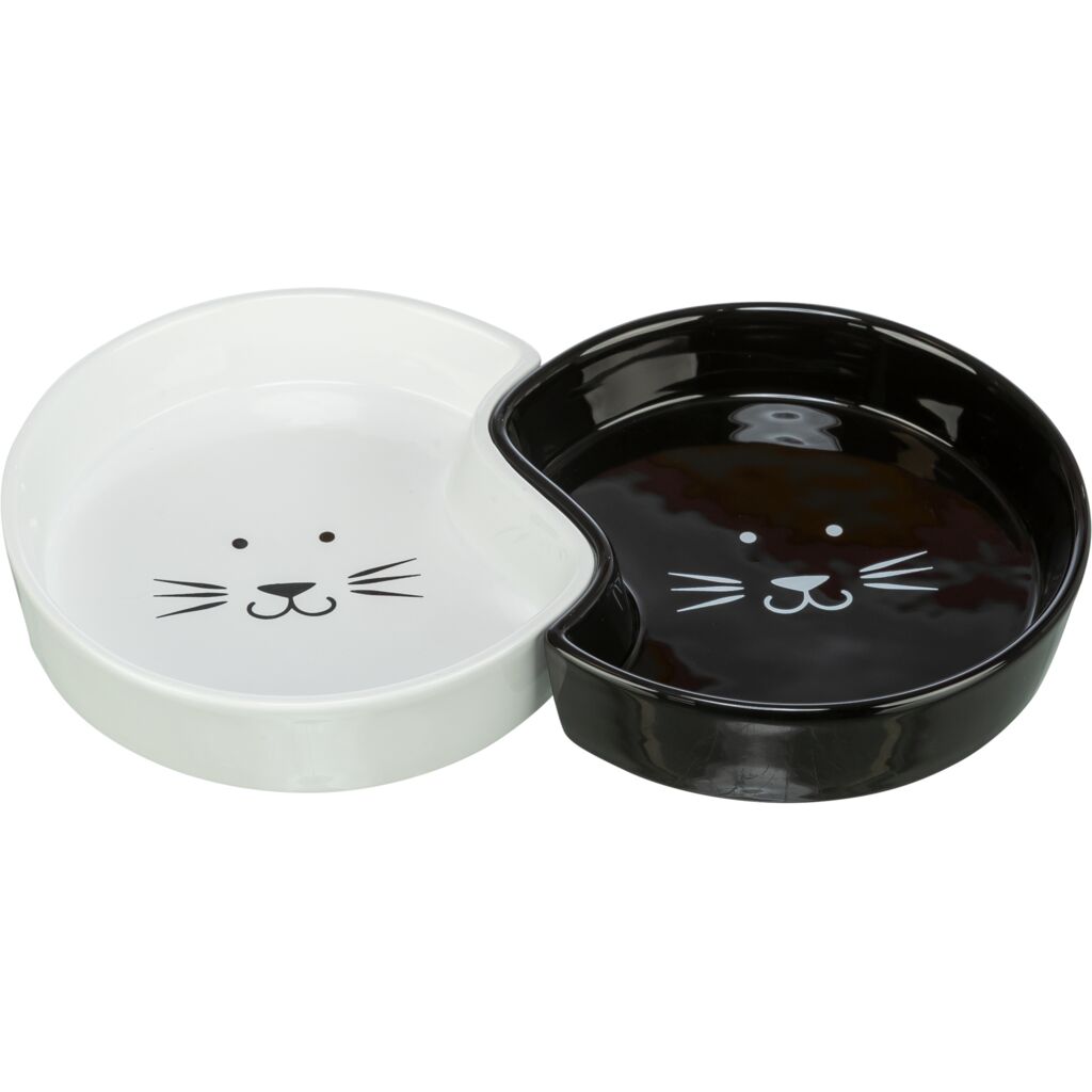 Napf, Yin & Yang, flach, Keramik