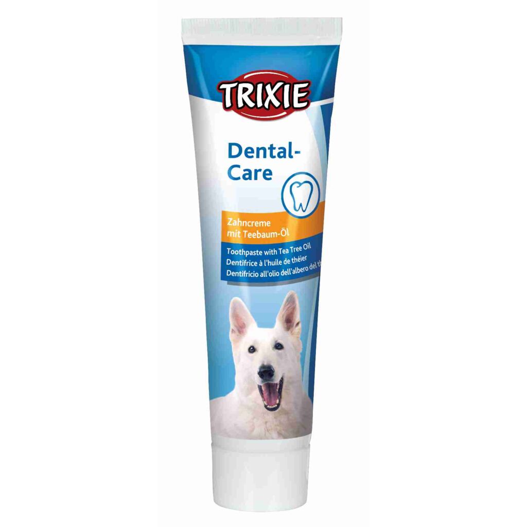 Zahncreme mit Teebaumöl, Hund
