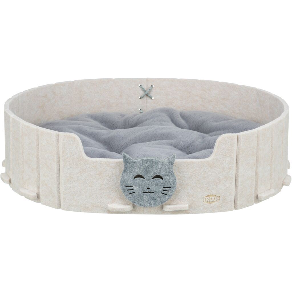 Bett Emelie, Filz, oval