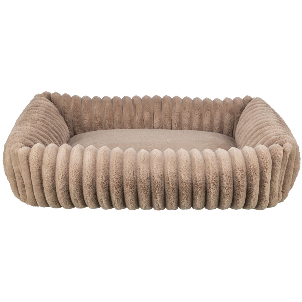 Bett Lonni, Cordplüsch, eckig