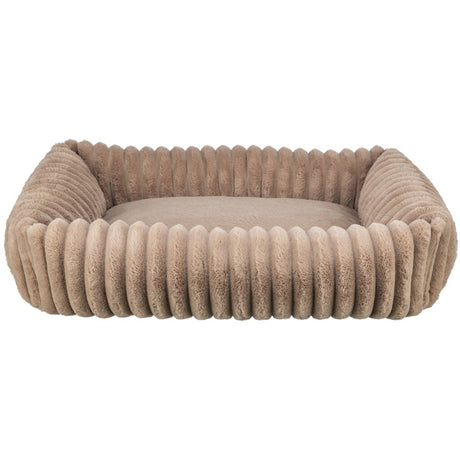 Bett Lonni, Cordplüsch, eckig