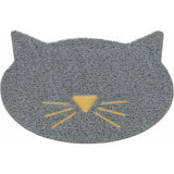 Vorleger für Katzentoiletten, Katzenkopf, PVC