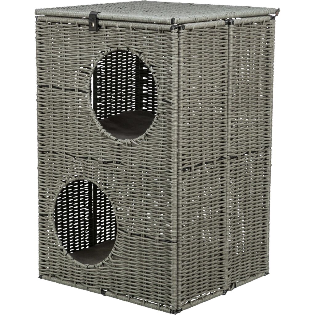 Höhle Amalia, 2 Etagen, Polyrattan, eckig
