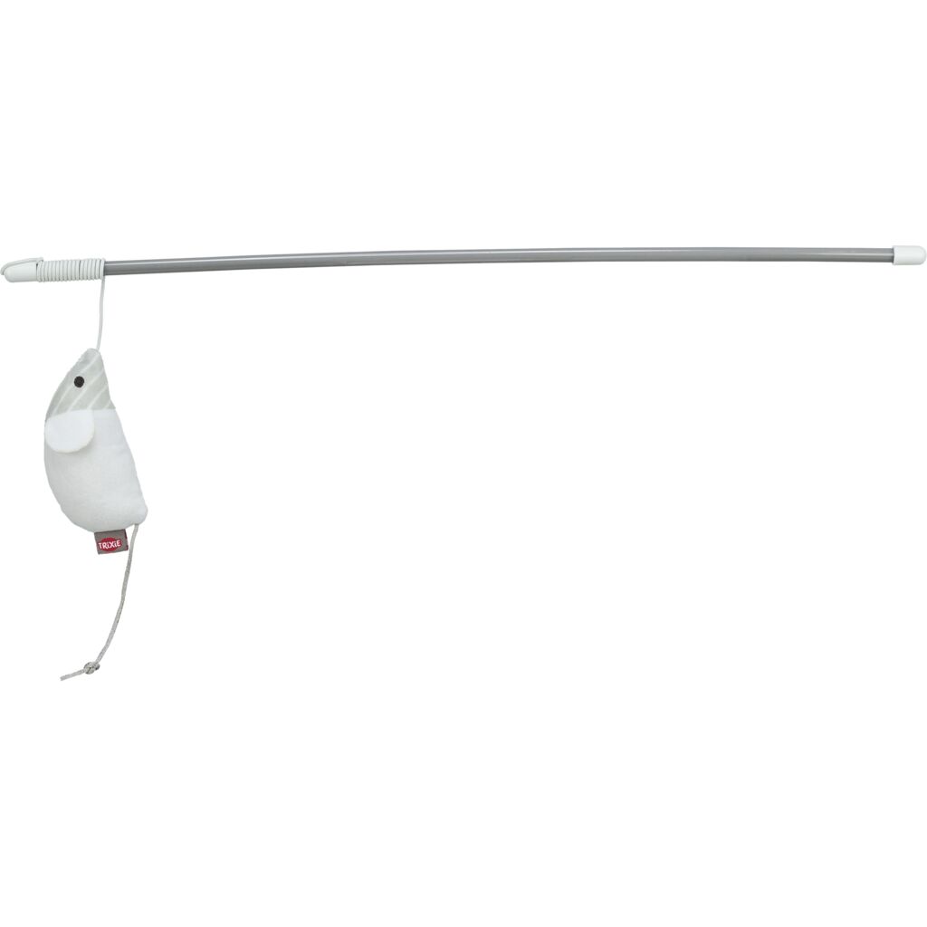 Spielangel Maus, Kunststoff/Plüsch, Katzenminze