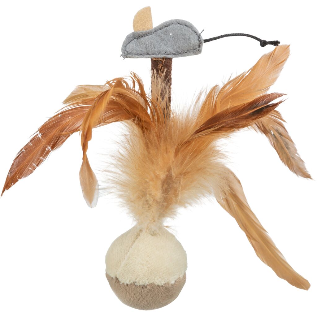 Steh-auf-Federball mit Maus/Microchip, Plüsch