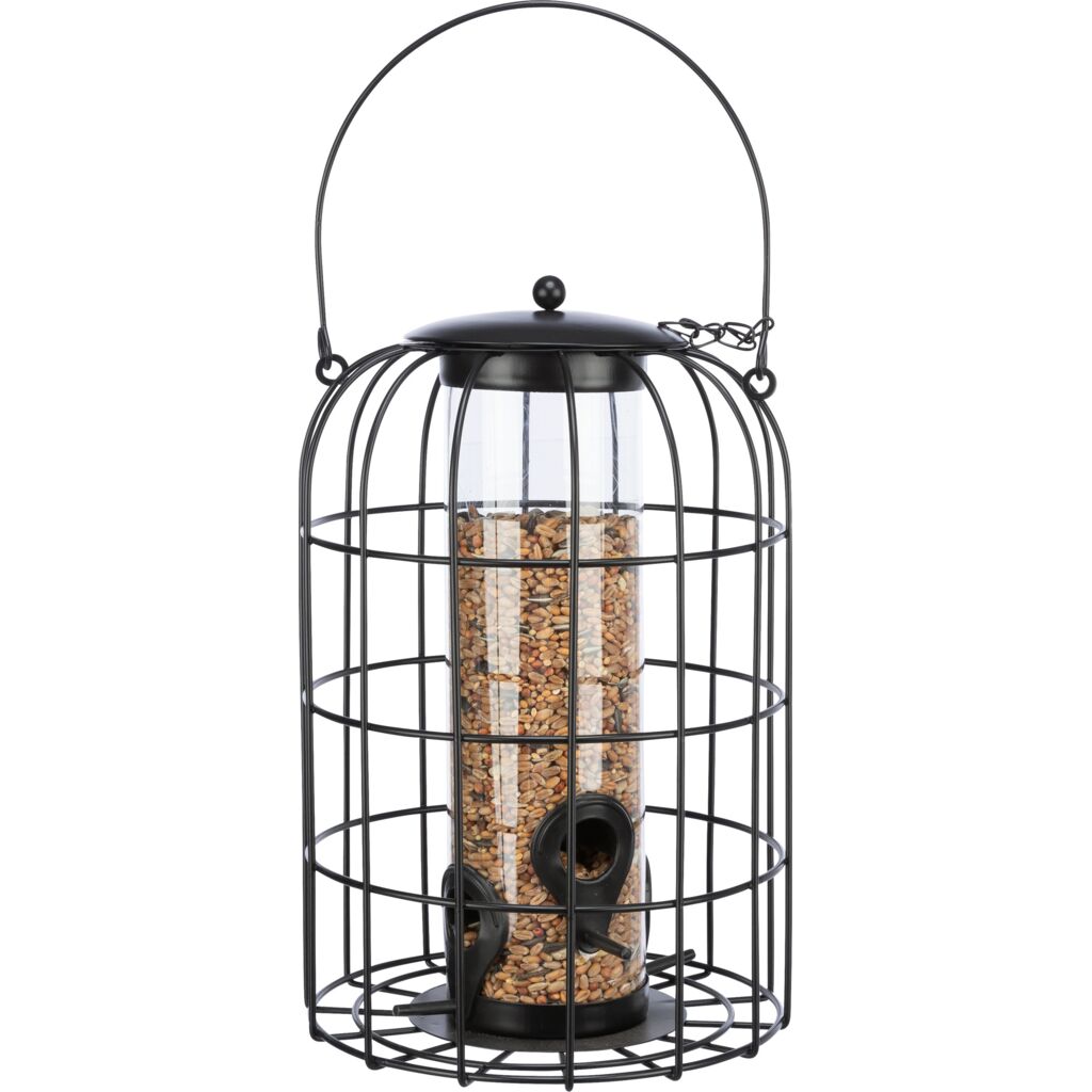 Futterspender mit Schutzgitter