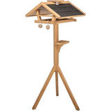 natura Futterhaus mit Ständer & Silo, Kiefernholz