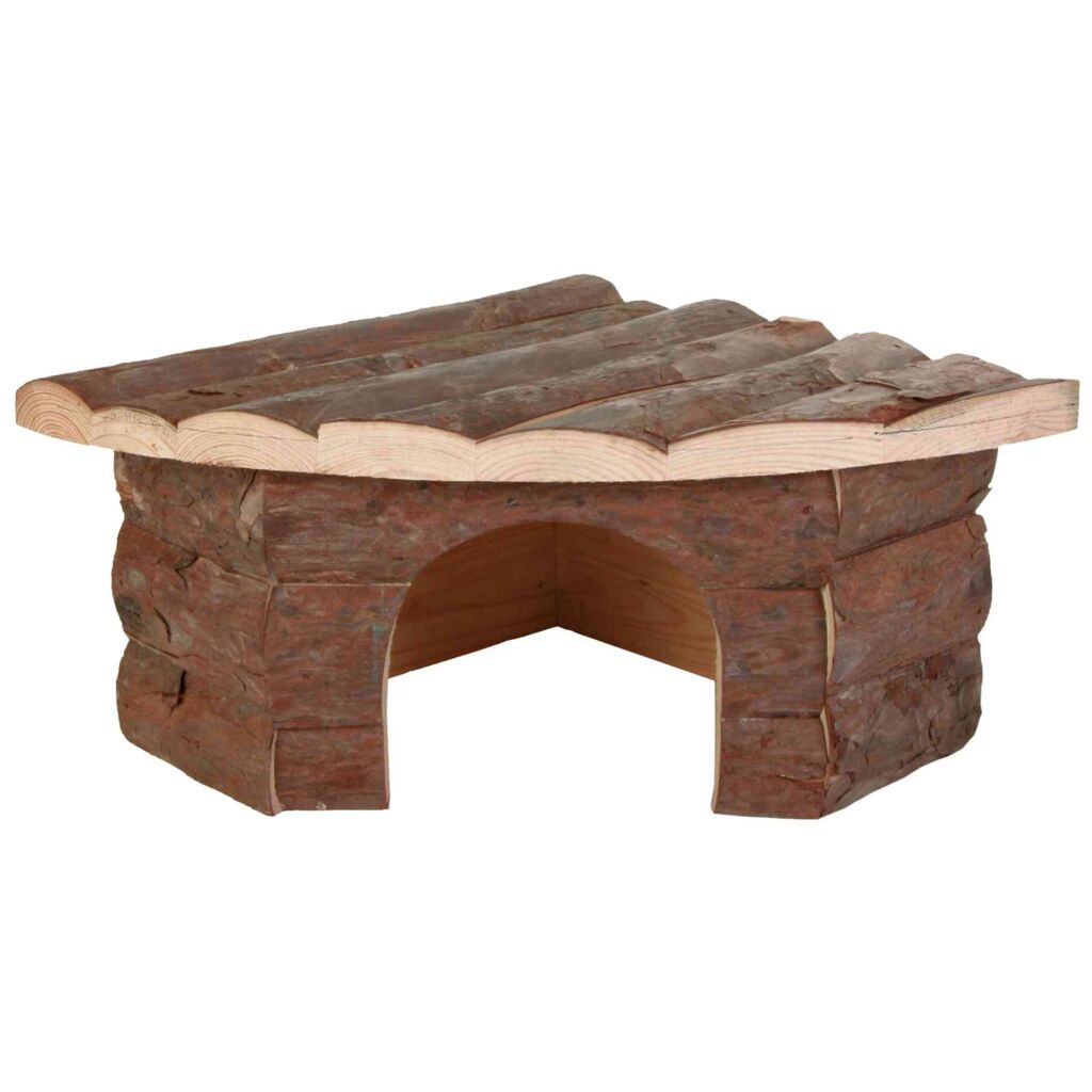 Eckhaus Jesper, große Hamster, Rindenholz