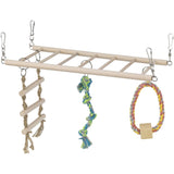 Hängebrücke m.Strickleiter/Tau,Frettchen, Holz/Tau