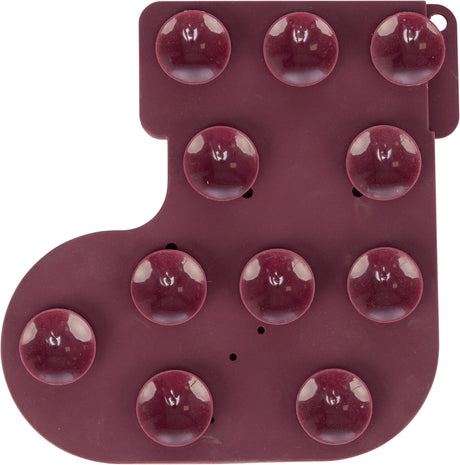 Xmas Lick'n'Snack Matte mit Saugnäpfen, Silikon, ø 20 cm
