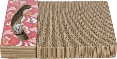 Kratzpappe, eckig, 38 × 5 × 30 cm