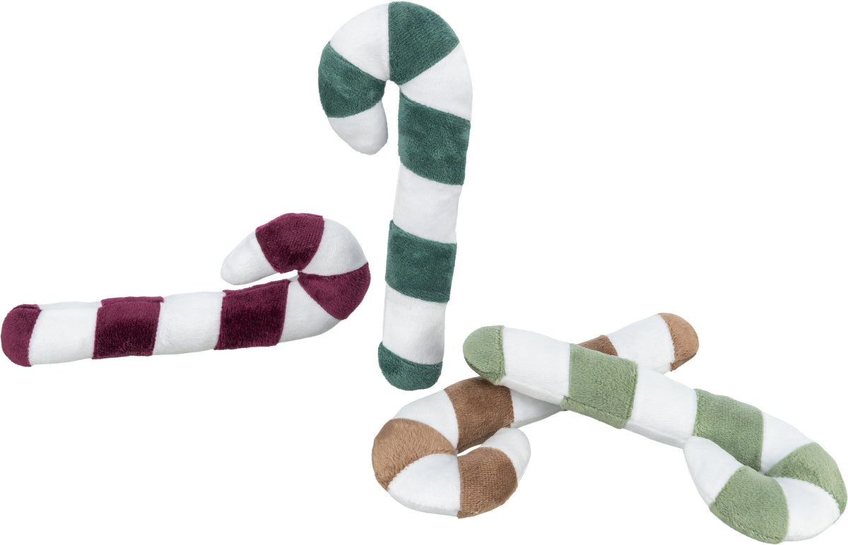 Xmas Zuckerstange, Plüsch, Katzenminze, 17,5 cm