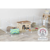 Indoor Freilaufgehege, Metall/Kunststoff