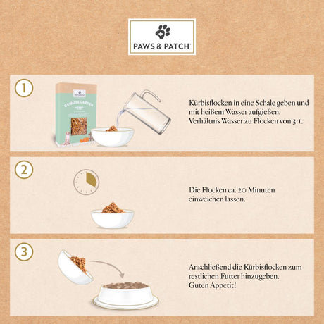 Paws & Patch KÜRBISFLOCKEN für Hunde