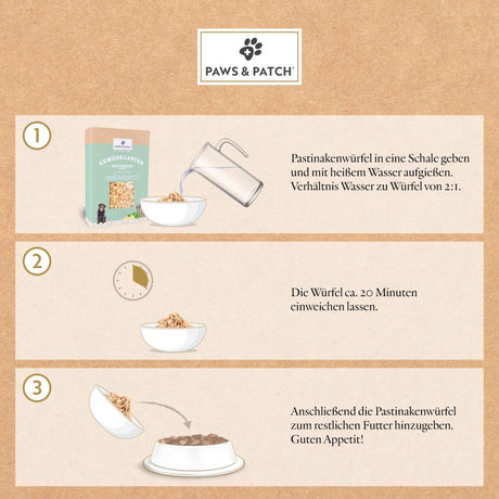 Paws & Patch PASTINAKENFLOCKEN für Hunde