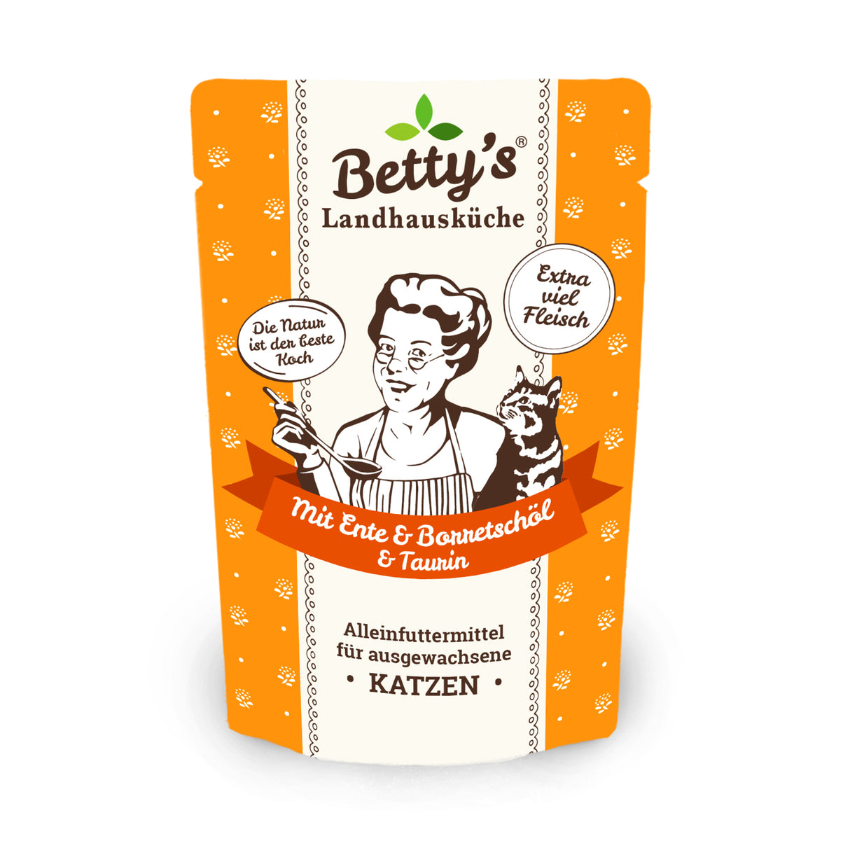 Betty`s Landhausküche Frischebeutel – Mit Ente und Borretschöl 100g