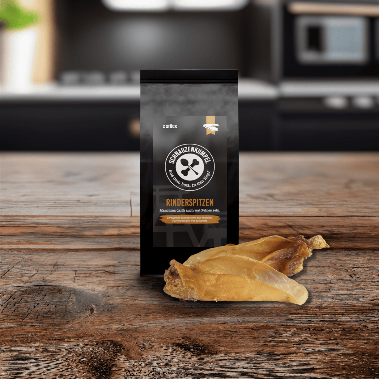 Schnauzenkumpel Rinderspitzen 2 Stück