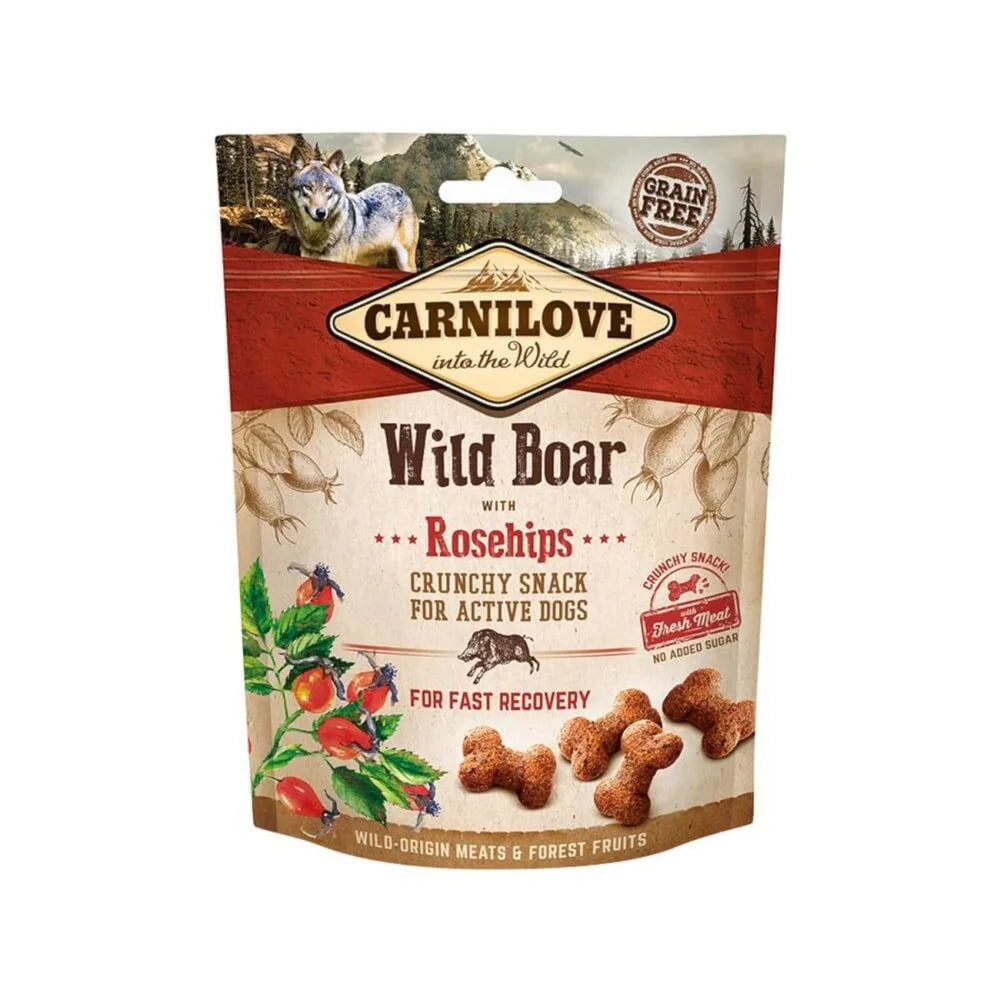 Carnilove Crunchy Snack Wild Boar with Rosehips 200g