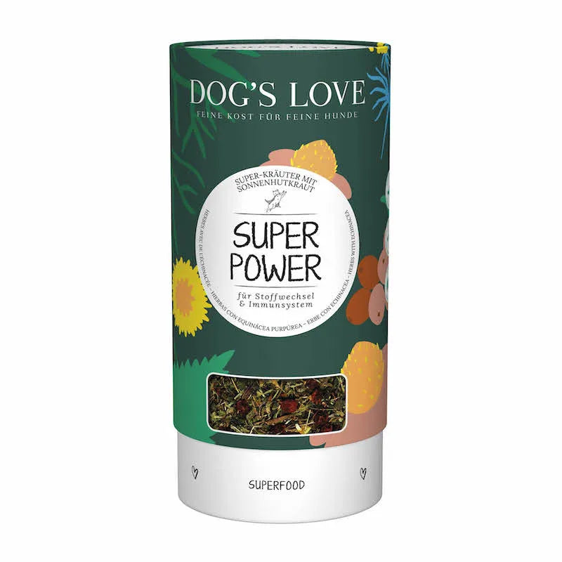 DOG'S LOVE KRÄUTER Super-Power für Stoffwechsel & Immunsystem | 110 g