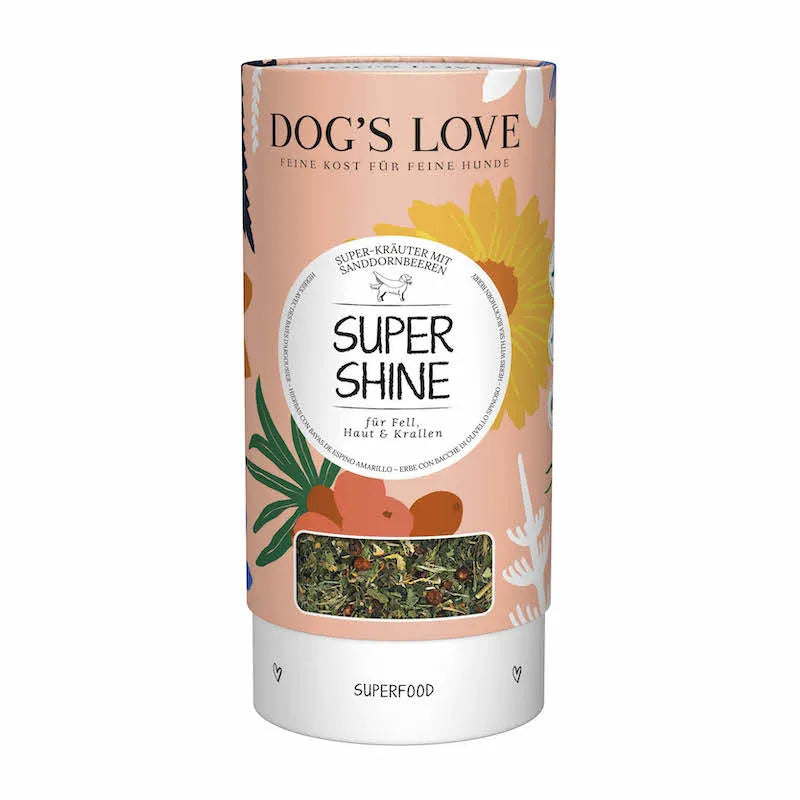 DOG'S LOVE KRÄUTER Super-Shine für Fell, Haut & Krallen | 70 g